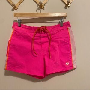 Roxy Hot Pink Swim Shorts size 5